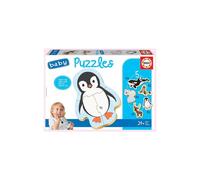 Educa - Baby Puzzles, puzzle enfant Animaux polaires, 5 puzzles progressifs de 2 à 5 pièces, à partir de 24 mois (18588) EDUCA Tranche d'âge : +2 ans