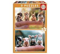Educa Borrás Puzzle Bébés Animaux 2 x 20 pièces