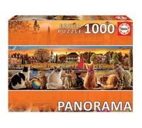 PUZZLE 1000 PIECES CHATS SUR LE QUAI