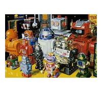 Educa borras - 15979 - puzzle classique - robots - 1000 pièces multicolore G