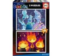 Educa Borras 2x48 pièces Puzzle à éléments bleu Bleu One Size