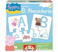 Educa - Puzzle éducatif Peppa Pig pour Apprendre l’Alphabet (réf. 15652 - Espagnol)