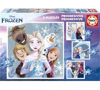 Educa Borras Progressives Frozen 12-16-puzzle 20-25 pièces Multicolore Multicolore One Size