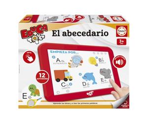 Educa Borrás Touch Junior Aprendo El Abecedario 29-15435 - Tablette pour Apprendre l’Alphabet