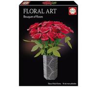 Educa - Bouquet de Roses Arte Floral | Créez 12 Roses en Papier sans Colle ni Ciseaux | À partir de 14 Ans (20139)