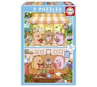 Educa - Capyfun | Lot de 2 Puzzles pour Enfants de 48 pièces | Recommandé pour Les Enfants de 4 à 6 Ans (20482)