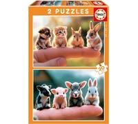 EDUCA Carte puzzle 2x20 poupées