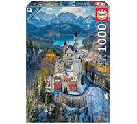 Educa - Château de Neuschwanstein | Voyage Allemagne avec Puzzle de 1000 pièces | Mesure 48 x 68 cm | À partir de 14 Ans (19261)