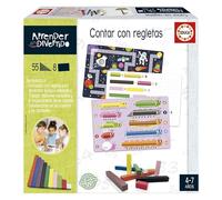 Educa - Compter avec des réglettes | Réglettes Cuisenaire, l'outil pour Travailler Le Contenu mathématique et développer la pensée logico-mathématique. A partir de 5 6 7 Ans (20110)