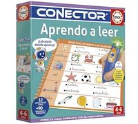 Educa - Conector J'apprends à Lire | Jeu éducatif avec Plus de 90 Questions et réponses. 12 thèmes différents au Format Livre et Crayon avec lumière et Son. Recommandé pour Les 4 Ans et Plus (20168)
