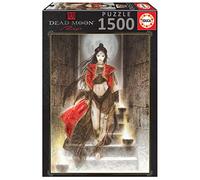 Educa - Dead Moon, Luis Royo | 1 500 piĨces Puzzle | Mesure approximative: 60 x 85 cm | Inclut Fix Puzzle pour accrocher Le Puzzle Une Fois Fini | Ä partir de 14 Ans (19274)