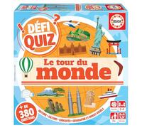 Educa - Defi Quiz - Le Tour du Monde. Découvrez Le Monde en Jouant à ce Jeu de Quiz Amusant. Recommandé pour Les 6 Ans et Plus (18156)