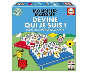 Educa - Devine Qui Je suis Monsieur Madame, Les Joueurs devront deviner Quel Personnage a été Choisi par Leur adversaire. A partir de 5 Ans (19625)