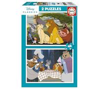 Educa - Disney | Ensemble de 2 Puzzles pour Enfants avec 48 pièces. Mesure: 28 x 20 cm. Recommandé de 4 Ans (19996)