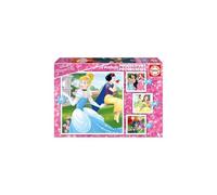 Educa - Disney Princess | 4 Puzzles Enfant Progressifs | +3 Ans (17166)