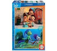 Educa - Disney Puzzle 2x100 Luca Disney, Puzzle pour Enfants (Casse-tête pour Développement, Agilité et Amusement Les garçons et Filles (19181)