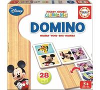 Jeu de domino en bois Mickey - EDUCA - Domino bois Mickey - Mixte - Enfant - Multicolore