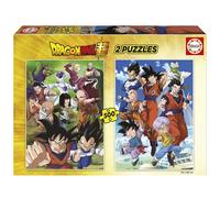 Educa - Dragon Ball | 2 Puzzles emballent avec 500 pièces chacun. Mesure: 34 x 48 cm. À partir de 11 Ans (19915)