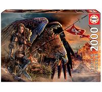 Educa Borrás Puzzle Eagle Rider – 2000 pièces, image fantastique, 96 x 68 cm, dès 14 ans