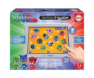 Educa - EducaTouch Junior PJ Masks, avec Musique et chansons Jeu éducatif pour Les Enfants, à partir de 3 Ans (17430)