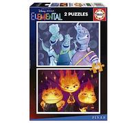 Educa - Ensemble de 2 Puzzles pour Enfants avec 48 pièces avec des Images élémentaires | Mesures: 28 x 20 cm. Recommandé de 4 Ans (19733)