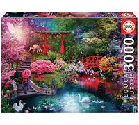 Educa - Entrez dans ce Magnifique Jardin avec 3000 pièces pour Adultes | Jardin Japonais | Mesure: 120 x 85 cm | Comprend Un Service de pièce Perdue au Stock d'échappement | À partir 14 Ans (19282)