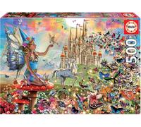 Educa - Puzzle de 500 pièces pour Enfants et Adultes | Fée et Papillons | Mesure : 48 x 34 cm. À partir de 11 Ans (19247)