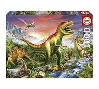 Educa Borrás – Puzzle Forêt Jurassique – 1000 pièces multicolore, 68 x 48 cm, dès 14 ans