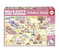 Educa - Hello Kitty Détectives | Puzzle pour Enfants de 150 pièces | Assemblez-Le et Trouvez Les Objets cachés | Recommandé pour Les Enfants de 6 à 8 Ans (20512)