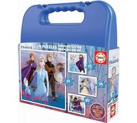 EDUCA Ice Kingdom Puzzle 2, 4in1 (12,16,20,25 Teile)