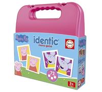 Educa - Identic Peppa Pig. Jeu de mémoire éducatif pour bébés avec 72 Cartes. Développe l'acuité visuelle, l'attention et la mémoire. À partir de 3 Ans (20220)