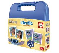 Educa - Identic Stitch | Jeu de Mémoire 72 Cartes | Disney | Développe Mémoire et Acuité Visuelle | Dès 3 Ans (20315)