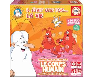 Educa - Il était Une Fois la Vie | Jeu de société Familial éducatif avec Plus de 300 Questions et réponses sur l'anatomie et la biologie | A partir de 6 Ans (17352)