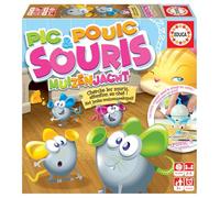 Educa - Jeu de Cartes Pic et Pouic Souris | Jeu de Société pour Enfants et la Famille | Les Jeux ca aident à Partager et à Créer des Compétences À partir de 3 Ans (19058)