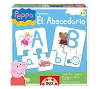 Educa - Jeu de lettres Peppa Pig - Puzzle alphabétique pour enfants - Jeu éducatif pour les enfants de 4 ans et plus (15652) EDUCA