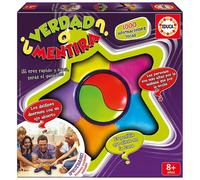 Educa Borrás - Jeu de société Verdad o Mentira - Familial 2-5 joueurs - Espagnol - Multicolore