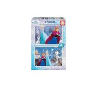 Educa - La Reine des Neiges. 2 Puzzles Enfant de 48 pièces. +4 Ans (16852)