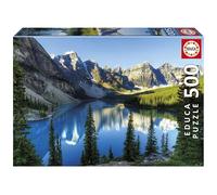 Educa Borrás - Puzzle - Le lac d'Alberta - 500 pièces - 48x34 cm - Dès 11 ans (20281)