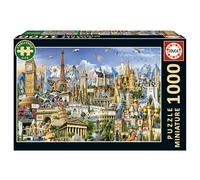 Educa - Le Plus Petit Puzzle de 1000 pièces au Monde pour Adultes | Symboles de l'europe Miniature. Dimensions : 30 x 46 cm. À partir de 14 Ans (20248)