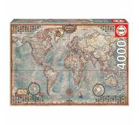 Educa Le Puzzle De La Carte Politique Mondiale 4000 Pièces