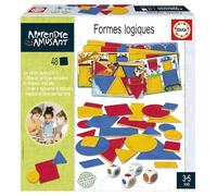 Educa - Learning is Fun Logic Blocks, 48 Formes de 4 Formes différentes. Jeu éducatif pour Les Enfants pour Apprendre différents Concepts et Faire des associations, 3 Ans (19599)