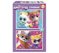 Puzzle - EDUCA - SuperKitties - 2 x 20 pièces - Multicolore - Pour enfants - À partir de 3 ans