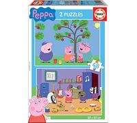 Educa Borrás - Lot de 2 puzzles Peppa Pig 48 pièces - Grandes pièces - Dès 4 ans (15920)