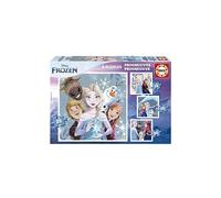 4 puzzles evolutifs La reine des Neiges Multicolore