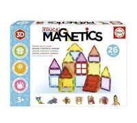 Educa Magnetics | Jeu éducatif de Construction 3D magnétique avec 26 pièces pour Enfants, construit des Figures géométriques en développant la créativité et l'imagination. À partir de 3 Ans (20022)