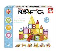 Educa Magnetics | Jeu éducatif de Construction 3D magnétique avec 42 pièces pour Enfants, construit des Figures géométriques en développant la créativité et l'imagination. À partir de 3 Ans (20023)