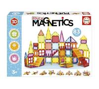 Educa Magnetics | Jeu éducatif de Construction 3D magnétique avec 83 pièces pour Enfants, construit des Figures géométriques en développant la créativité et l'imagination. À partir de 3 Ans (20025)