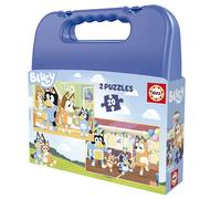 Educa Borrás – Puzzle Bluey – Lot de 2 puzzles de 20 grandes pièces – Dès 4 ans