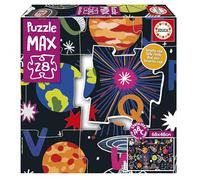 Educa - Max Puzzle pour Enfants avec Une Image éducative | Alphabet et Espace | 28 Grandes pièces, faciles à Manipuler et à Assembler | 3, 4 et 5 Ans (20493)
