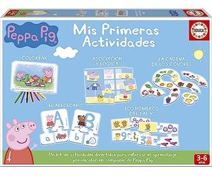 Educa- Mis Primeras Actividades Peppa Pig Jeu éducatif pour bébé, 17249, Multicolore